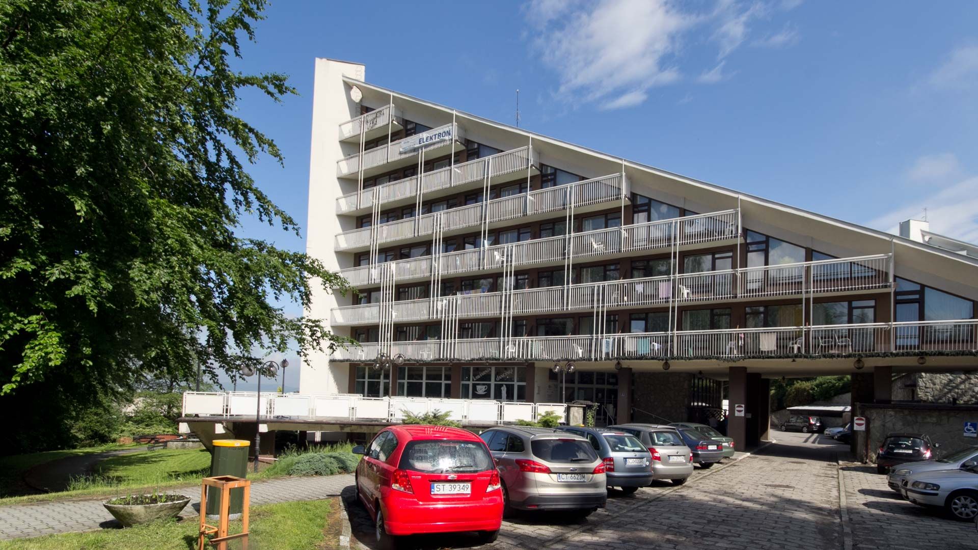 Widok na Sanatorium Elektron