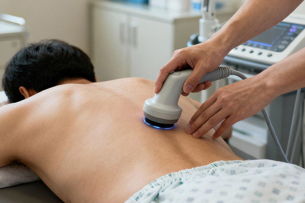 Zabieg ultradźwiękami